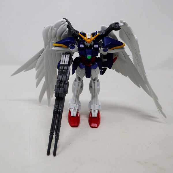 Vintage 1998 90s Bandai Endless Waltz W-Gundam Zero Custom Mobile Suit XXXG-00W0 Wing Gundam 0 1/100 Scale Model Kit Assembled Boxed Japan