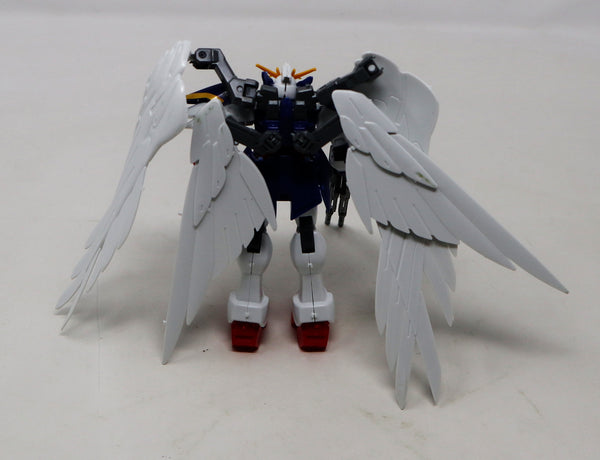 Vintage 1998 90s Bandai Endless Waltz W-Gundam Zero Custom Mobile Suit XXXG-00W0 Wing Gundam 0 1/100 Scale Model Kit Assembled Boxed Japan