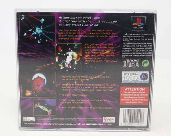 Vintage 1997 90s Playstation 1 PS1 Darklight Conflict Video Game Pal 1 Player
