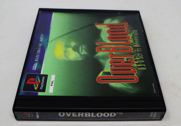 Vintage 1997 90s Playstation 1 PS1 Overblood A 3-D Sci-Fi Adventure Video Game Pal 1 Player