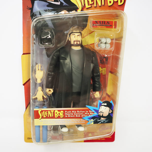 Vintage 1998 90s Big Blast Graphitti Designs View Askew's Talking Jay & Silent Bob Action Figure Carded MOC