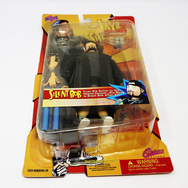 Vintage 1998 90s Big Blast Graphitti Designs View Askew's Talking Jay & Silent Bob Action Figure Carded MOC