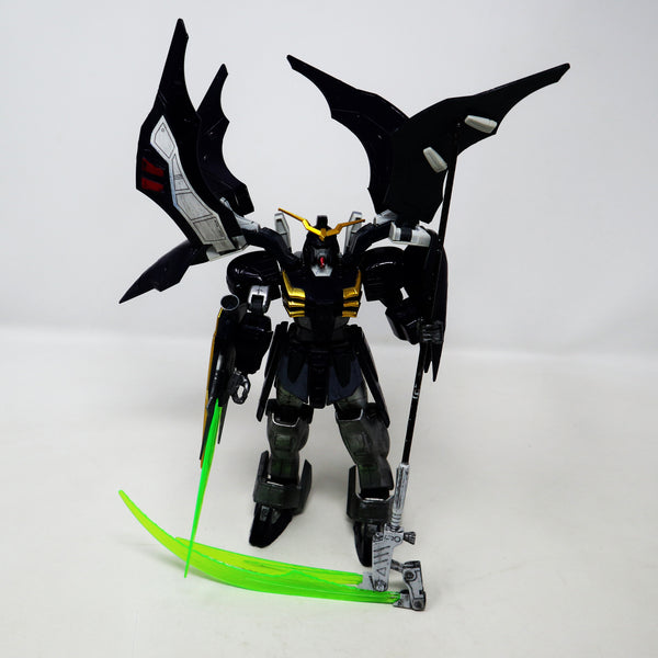 Vintage 1995 90s Bandai W-Gundam Wing Gundam Deathscythe Hell Mobile Suit XXXG-01D2 HG 1/100 Scale Action Figure Model Kit Assembled Boxed Japan