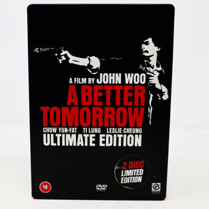 2006 A Better Tomorrow A Film By John Woo DVD Video 2-Disc Ultimate Edition Steelbook Boxset Pal Region 2 Rare Chow Yun-Fat Ti Lung Leslie Cheung Martial Arts Retro