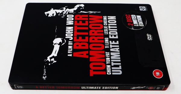 2006 A Better Tomorrow A Film By John Woo DVD Video 2-Disc Ultimate Edition Steelbook Boxset Pal Region 2 Rare Chow Yun-Fat Ti Lung Leslie Cheung Martial Arts Retro