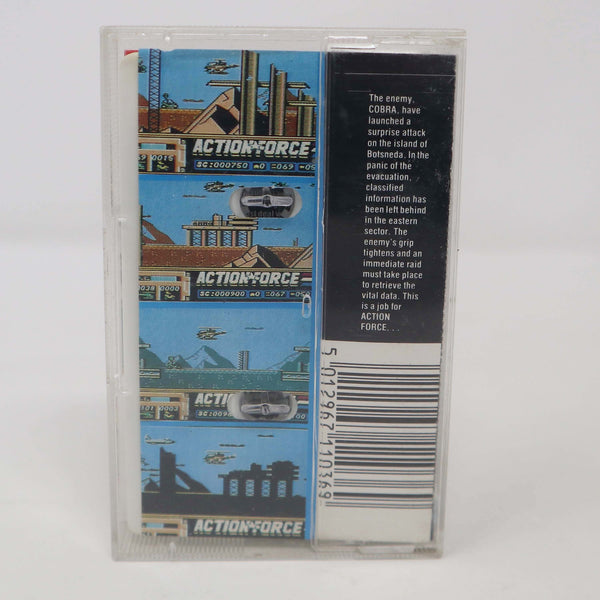 Vintage 1980s Commodore 64 C64 64 / 128 Action Force The International Heroes Cassette Tape Video Game