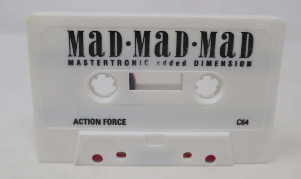 Vintage 1980s Commodore 64 C64 64 / 128 Action Force The International Heroes Cassette Tape Video Game