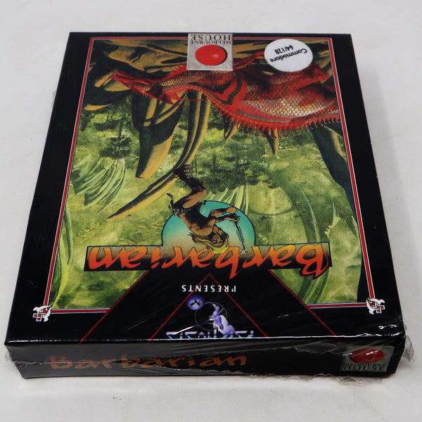 Vintage Commodore 64 C64 128 Psynosis Presents Barbarian Cassette Tape Video Game Sealed Rare