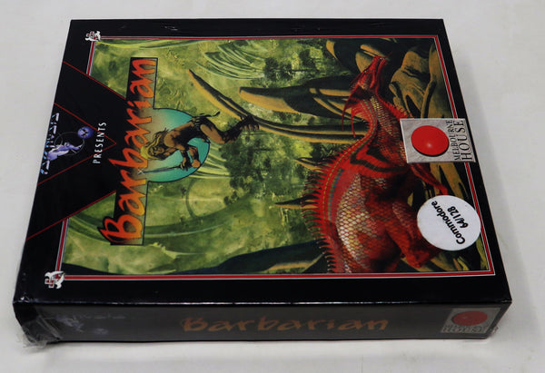 Vintage Commodore 64 C64 128 Psynosis Presents Barbarian Cassette Tape Video Game Sealed Rare