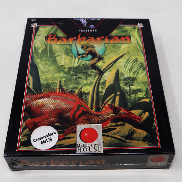 Vintage Commodore 64 C64 128 Psynosis Presents Barbarian Cassette Tape Video Game Sealed Rare