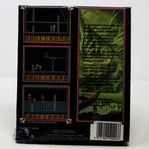Vintage Commodore 64 C64 128 Psynosis Presents Barbarian Cassette Tape Video Game Sealed Rare