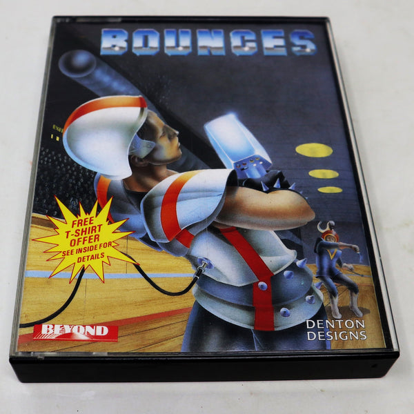 Vintage 1986 80s Commodore 64 C64 CBM 64 / 128 Bounces Cassette Tape Video Game Retro