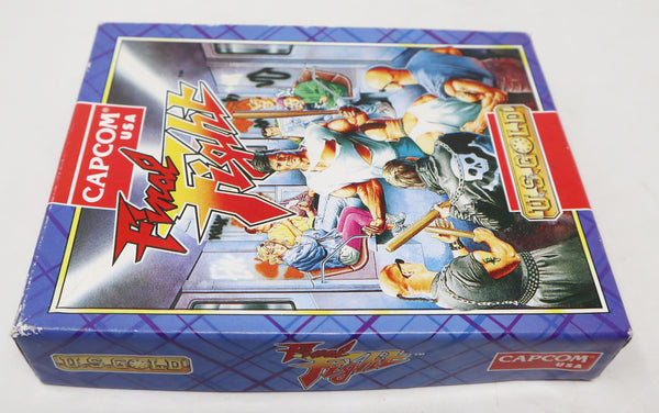Vintage 1991 90s Commodore 64 C64 CBM 64 / 128 Capcom U.S. Gold Final Fight Cassette Tape Video Game Boxed Retro