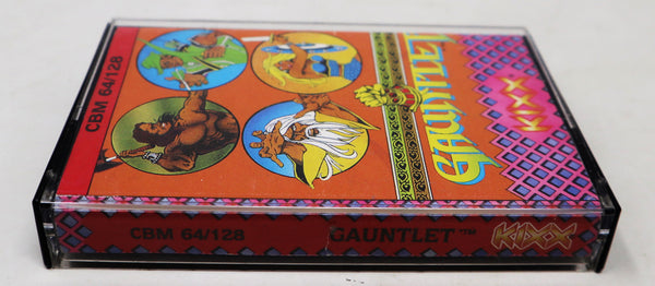 Vintage 1985 80s Commodore 64 C64 CBM 64 / 128 Gauntlet Cassette Tape Video Game Retro