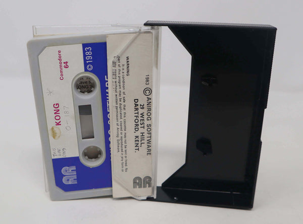 Vintage 1983 80s Commodore 64 C64 Kong Cassette Tape Video Game