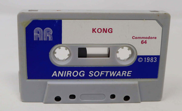 Vintage 1983 80s Commodore 64 C64 Kong Cassette Tape Video Game