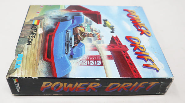 Vintage 1989 80s Commodore 64 C64 CBM 64 Activision Power Drift Cassette Tape Video Game Boxed Retro