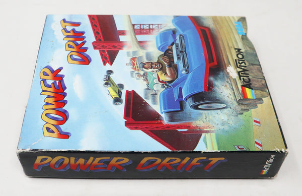 Vintage 1989 80s Commodore 64 C64 CBM 64 Activision Power Drift Cassette Tape Video Game Boxed Retro