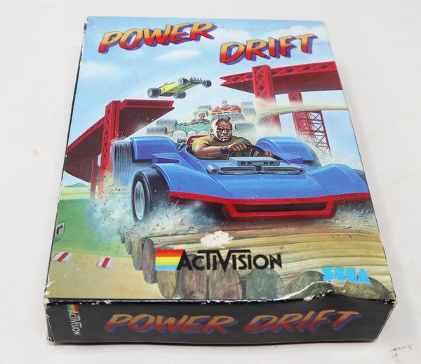 Vintage 1989 80s Commodore 64 C64 CBM 64 Activision Power Drift Cassette Tape Video Game Boxed Retro