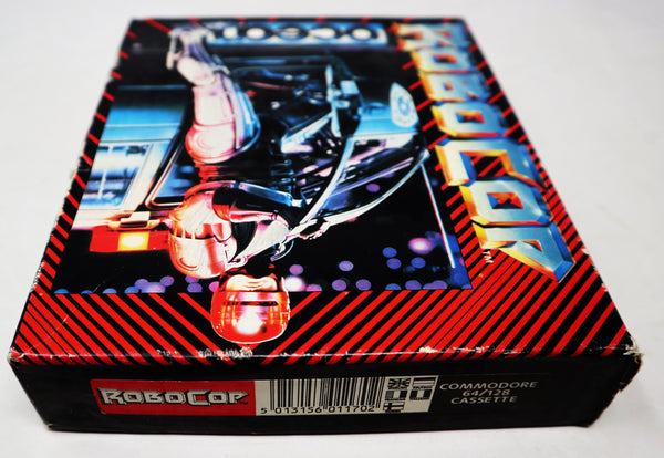 Vintage 1988 80s Commodore 64 C64 CBM 64 / 128 Ocean RoboCop Robocop Cassette Tape Video Game Boxed Retro