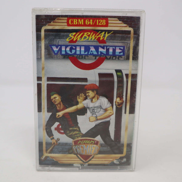 Vintage 1989 80s Commodore 64 C64 CBM 64 / 128 Subway Vigilante Cassette Tape Video Game