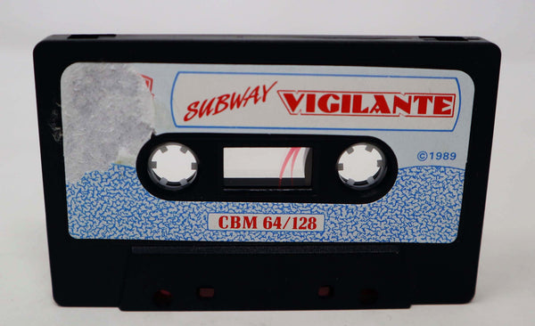 Vintage 1989 80s Commodore 64 C64 CBM 64 / 128 Subway Vigilante Cassette Tape Video Game