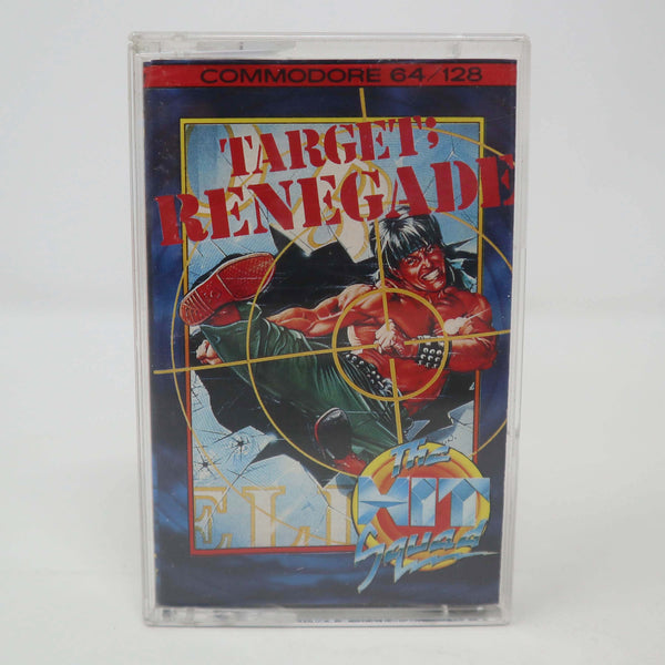 Vintage 1984 80s Commodore 64 C64 CBM 64 / 128 Target Renegade Cassette Tape Video Game