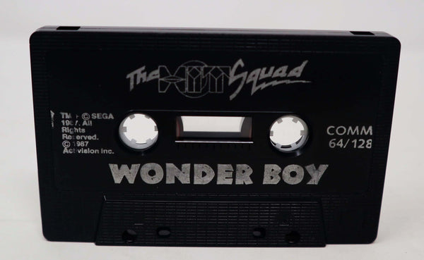 Vintage 1987 80s Commodore 64 C64 CBM 64 / 128 Sega Wonder Boy Cassette Tape Video Game