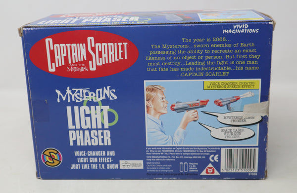 Vintage Vivid Imaginations Captain Scarlet And The Mysterons 51009 Light Phaser Voice Changer Boxed Gerry Anderson Retro