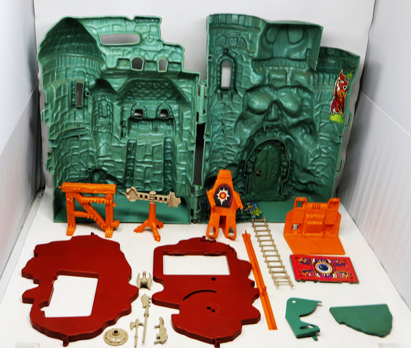 Vintage 1981 80s Mattel He-Man Masters Of The Universe MOTU Castle Grayskull Greyskull Fortress Playset Boxed Rare Retro
