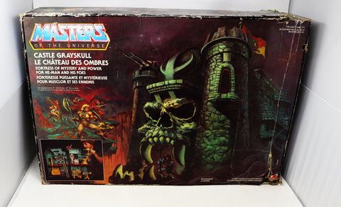 Vintage 1981 80s Mattel He-Man Masters Of The Universe MOTU Castle Grayskull Greyskull Fortress Playset Boxed Rare Retro
