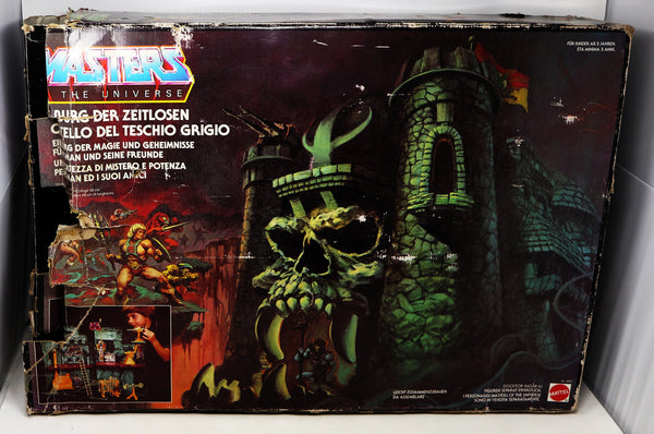 Vintage 1981 80s Mattel He-Man Masters Of The Universe MOTU Castle Grayskull Greyskull Fortress Playset Boxed Rare Retro