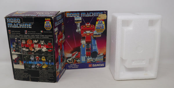 Vintage 1985 80s Bandai Super Gobots (Go Bots) Robo Machine Cy-Kill Enemy Robot Boxed RetroRare