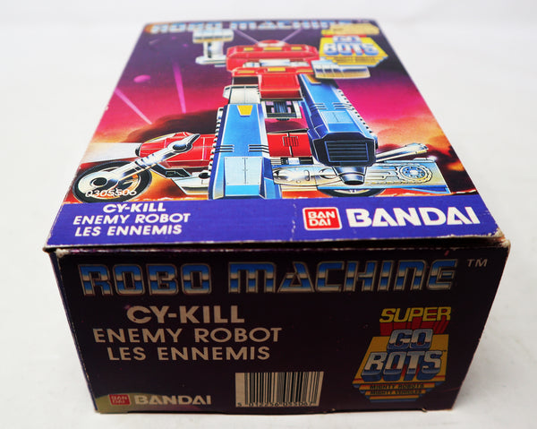 Vintage 1985 80s Bandai Super Gobots (Go Bots) Robo Machine Cy-Kill Enemy Robot Boxed RetroRare