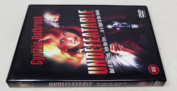 Vintage Cynthia Rothrock Undefeatable DVD Video Sealed Rare Martial Arts Retro