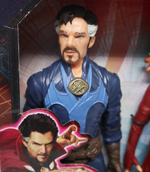 2022 Marvel Studios Titan Hero Series Doctor Strange & The Scarlet Witch 11.5" Figures Boxed Sealed