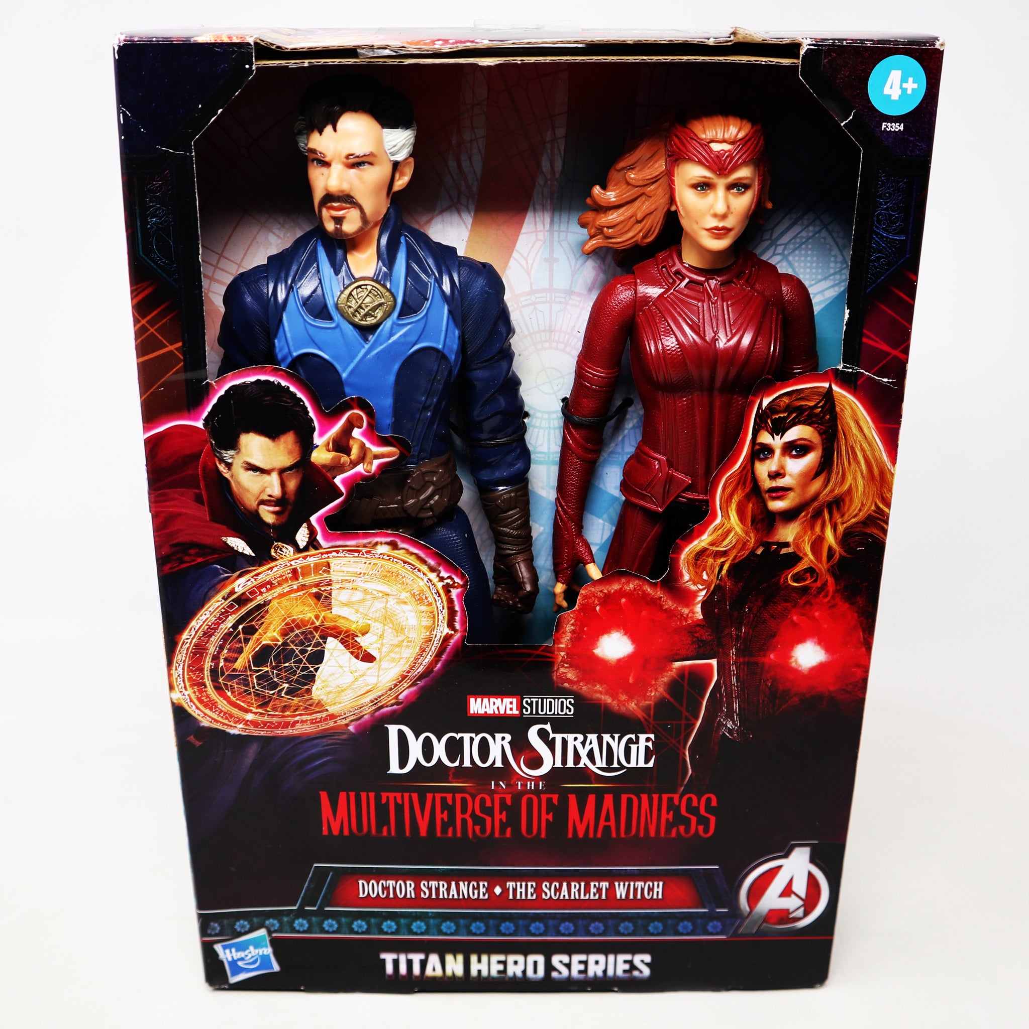 2022 Marvel Studios Titan Hero Series Doctor Strange & The Scarlet Witch 11.5" Figures Boxed Sealed
