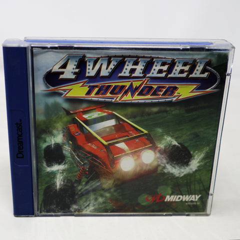 Vintage 2000 Sega Dreamcast 4 Wheel Thunder All Terrain Racing Video Game Pal 1-2 Players Retro