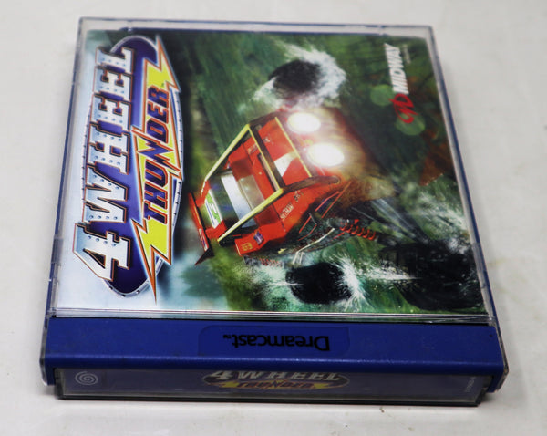 Vintage 2000 Sega Dreamcast 4 Wheel Thunder All Terrain Racing Video Game Pal 1-2 Players Retro