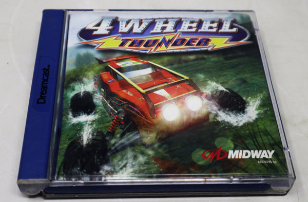 Vintage 2000 Sega Dreamcast 4 Wheel Thunder All Terrain Racing Video Game Pal 1-2 Players Retro