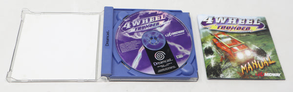 Vintage 2000 Sega Dreamcast 4 Wheel Thunder All Terrain Racing Video Game Pal 1-2 Players Retro