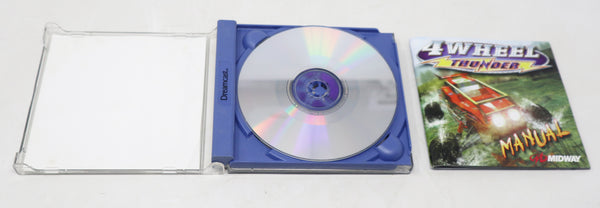 Vintage 2000 Sega Dreamcast 4 Wheel Thunder All Terrain Racing Video Game Pal 1-2 Players Retro