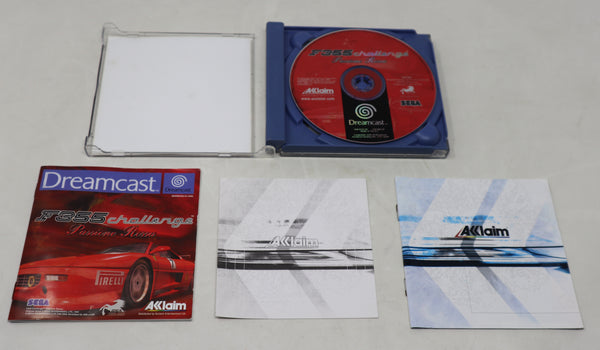 Vintage 2000 Sega Dreamcast F355 Challenge Passione Rossa Racing Video Game Pal 1-2 Players Retro