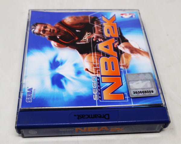 Vintage 1999 90s Sega Dreamcast Sega Sports NBA 2K Basketball Video Game Pal 1-4 Players Retro