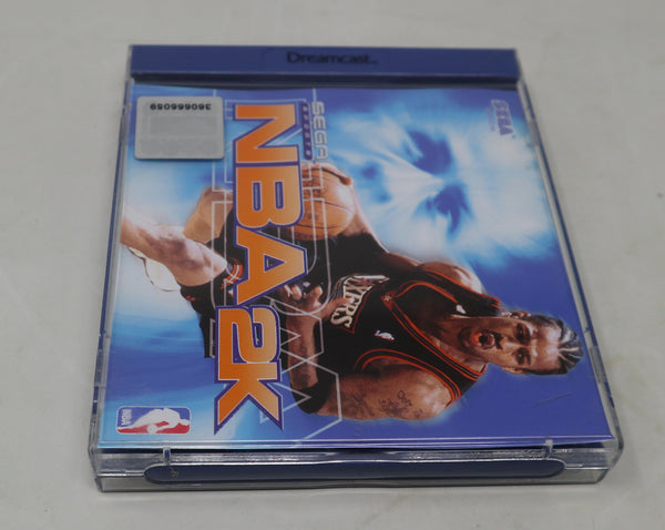 Vintage 1999 90s Sega Dreamcast Sega Sports NBA 2K Basketball Video Game Pal 1-4 Players Retro