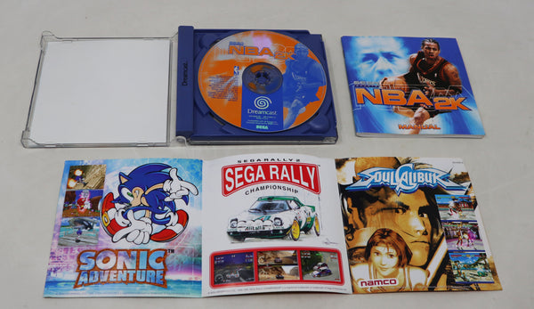 Vintage 1999 90s Sega Dreamcast Sega Sports NBA 2K Basketball Video Game Pal 1-4 Players Retro