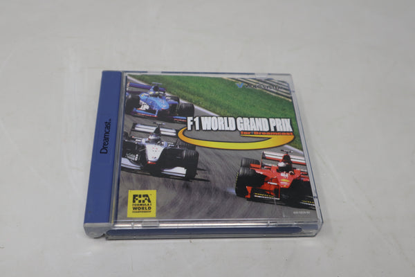 Vintage 1999 90s Sega Dreamcast F1 World Grand Prix Racing Video Game Pal Version 1-2 Players Retro