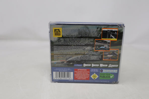 Vintage 1999 90s Sega Dreamcast F1 World Grand Prix Racing Video Game Pal Version 1-2 Players Retro