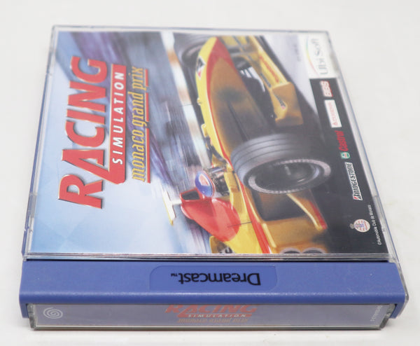 Vintage 1999 90s Sega Dreamcast Racing Simulation Monaco Grand Prix Video Game Pal Version 1-2 Players Retro