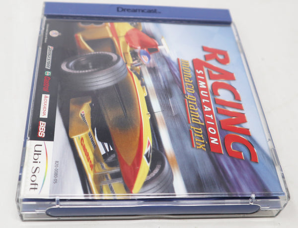 Vintage 1999 90s Sega Dreamcast Racing Simulation Monaco Grand Prix Video Game Pal Version 1-2 Players Retro